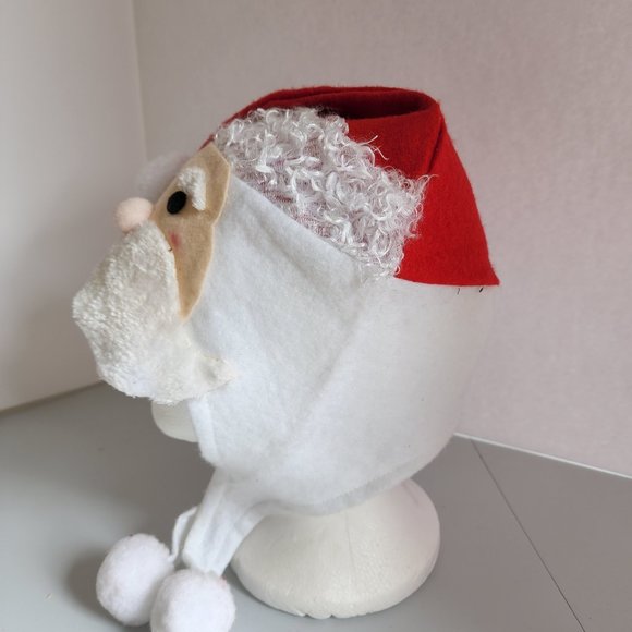 Santa Face Felt Hat - Picture 2 of 8